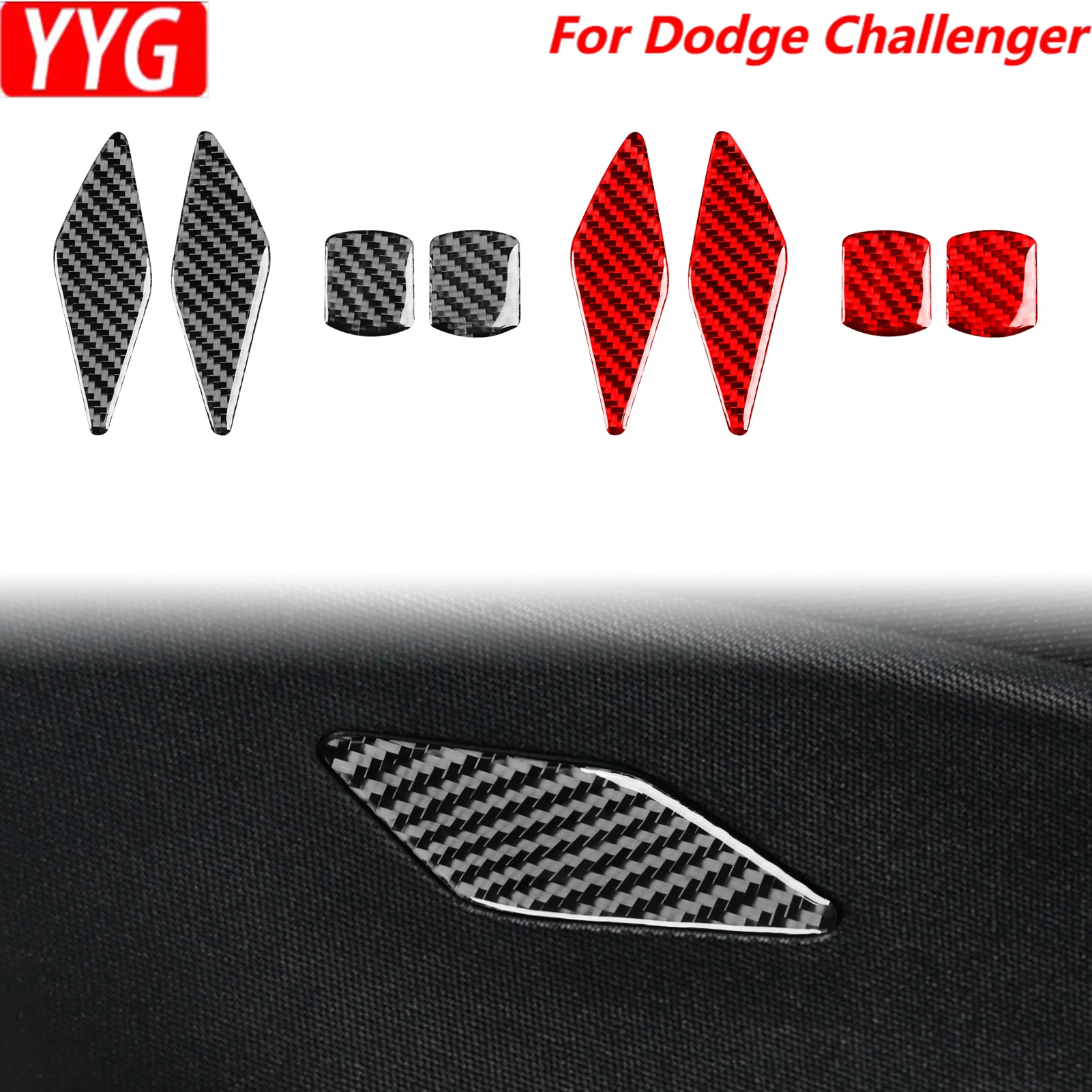 Carbon Fiber Inner B-pillar Door Post Decorative Car Accessories Cover Trim Modification Sticker For Dodge Challenger 2015—up
Carbon Fiber Inner B-pillar Door Post Decorative Car Accessories Cover Trim Modification Sticker For Dodge Challenger 2015—up