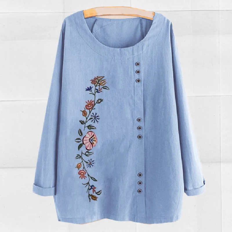 Hot Style Restoring Ancient Ways Long-sleeved Cotton and Linen T-shirt Long Sleeve O-Neck Women's Clothes Loose Shirts Blouses
Hot Style Restoring Ancient Ways Long-sleeved Cotton and Linen T-shirt Long Sleeve O-Neck Women's Clothes Loose Shirts Blouses
