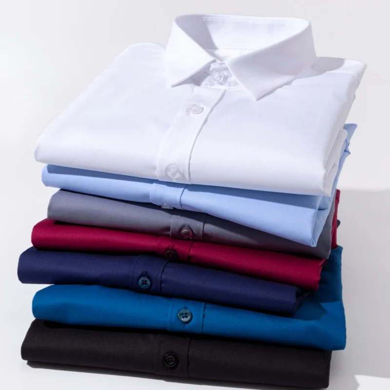 4XL Solid Color Bamboo Fiber Classic Plaid Striped Shirt Men Long Sleeve Slim Fit 3xl Business Men's Shirt Long Sleeve Casual
4XL Solid Color Bamboo Fiber Classic Plaid Striped Shirt Men Long Sleeve Slim Fit 3xl Business Men's Shirt Long Sleeve Casual