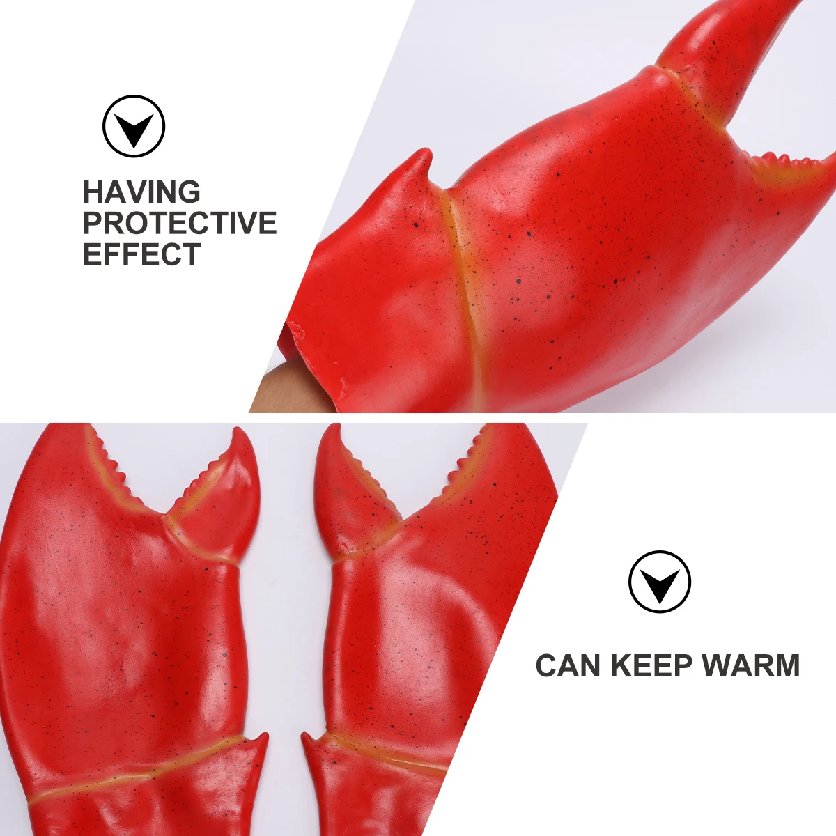 Crab Claw Gloves Funny Cartoon Eco-friendly Latex Hand Ornament Warm Long-lasting Party Pranks Video Chats Suitable Boys Girls
Crab Claw Gloves Funny Cartoon Eco-friendly Latex Hand Ornament Warm Long-lasting Party Pranks Video Chats Suitable Boys Girls
