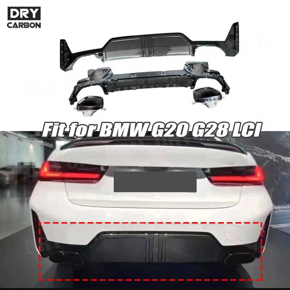 Car Accessories for BMW 3 Series G20 G28 LCI 340 2023+ Rear Bumper Diffuser Spoiler Exhaust Tips Body Kits
Car Accessories for BMW 3 Series G20 G28 LCI 340 2023+ Rear Bumper Diffuser Spoiler Exhaust Tips Body Kits