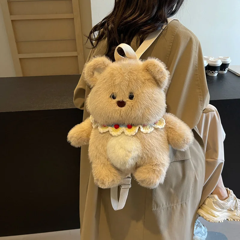 Cute Bear Backpack Rabbit Girl Sweet Shoulder Bag Doll Cartoon Animal Plush Stuffed Backpack
Cute Bear Backpack Rabbit Girl Sweet Shoulder Bag Doll Cartoon Animal Plush Stuffed Backpack