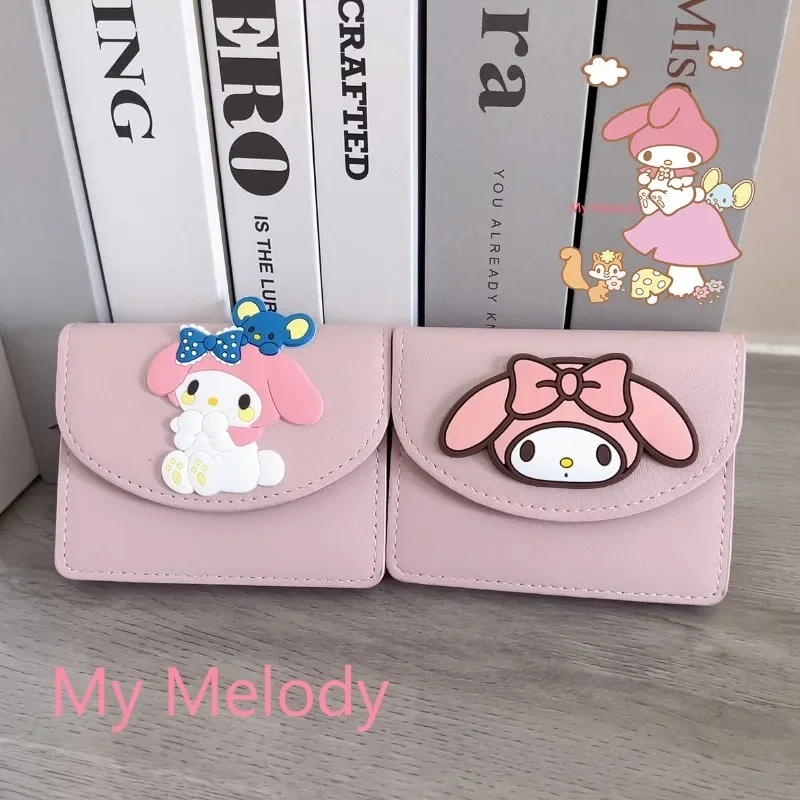 Hello Kitty Cinnamoroll Anime Kawaii MINISO My Melody Wallet Bag Cute Cartoon Pu Leather Three Layer Card Bag Gifts Toys
Hello Kitty Cinnamoroll Anime Kawaii MINISO My Melody Wallet Bag Cute Cartoon Pu Leather Three Layer Card Bag Gifts Toys