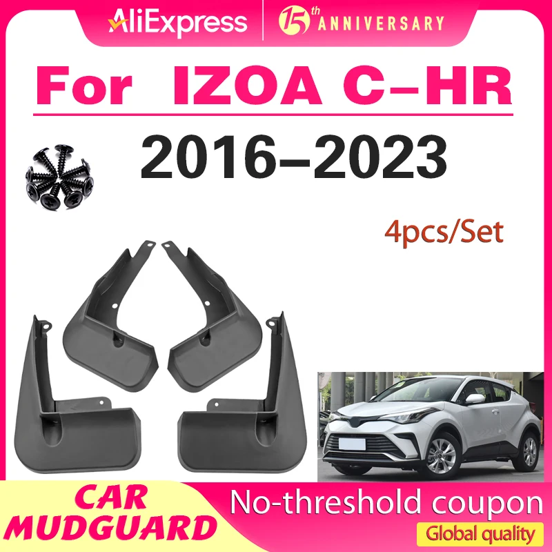 Car Mudguard for Toyota C HR Accessories 2016~2023 IZOA CHR CH-R AX10 AX50 Car Mud Flaps Guards Splash Flap Fender Accessories
Car Mudguard for Toyota C HR Accessories 2016~2023 IZOA CHR CH-R AX10 AX50 Car Mud Flaps Guards Splash Flap Fender Accessories