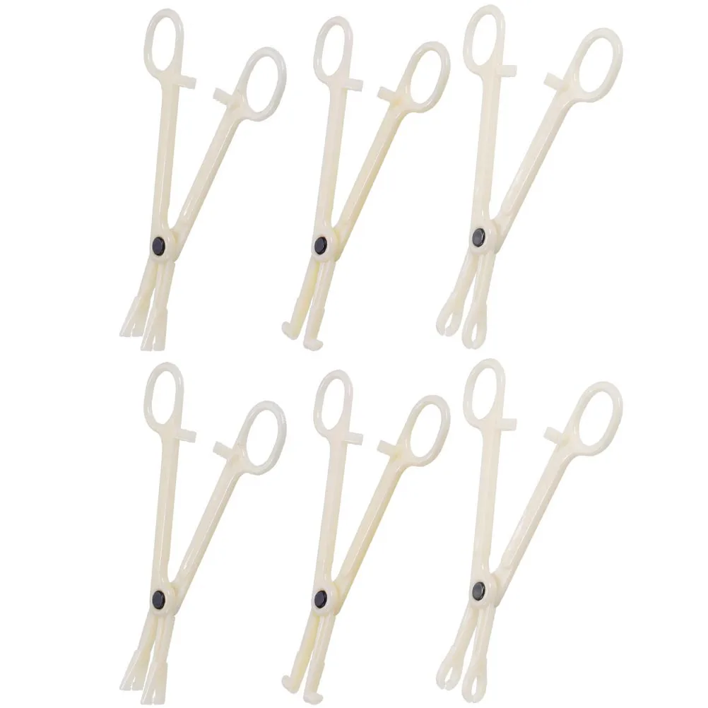 6 Pcs Piercing Forceps Supplies Plastic Clamps Body Tools Single Use Pliers Equipment
6 Pcs Piercing Forceps Supplies Plastic Clamps Body Tools Single Use Pliers Equipment
