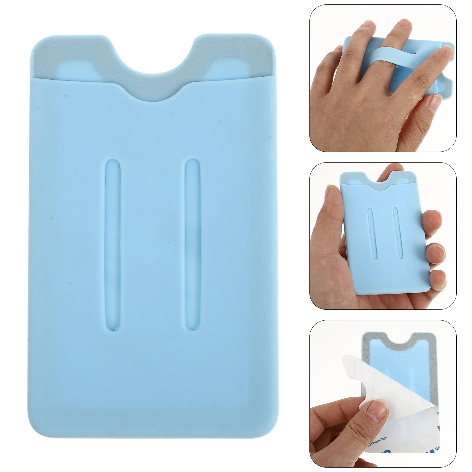 Mobile Phone Card Holder Silicone Back Bag Cell Wallet Pocket Credit Cards Purse Telephone Cases Easy Install Use
Mobile Phone Card Holder Silicone Back Bag Cell Wallet Pocket Credit Cards Purse Telephone Cases Easy Install Use