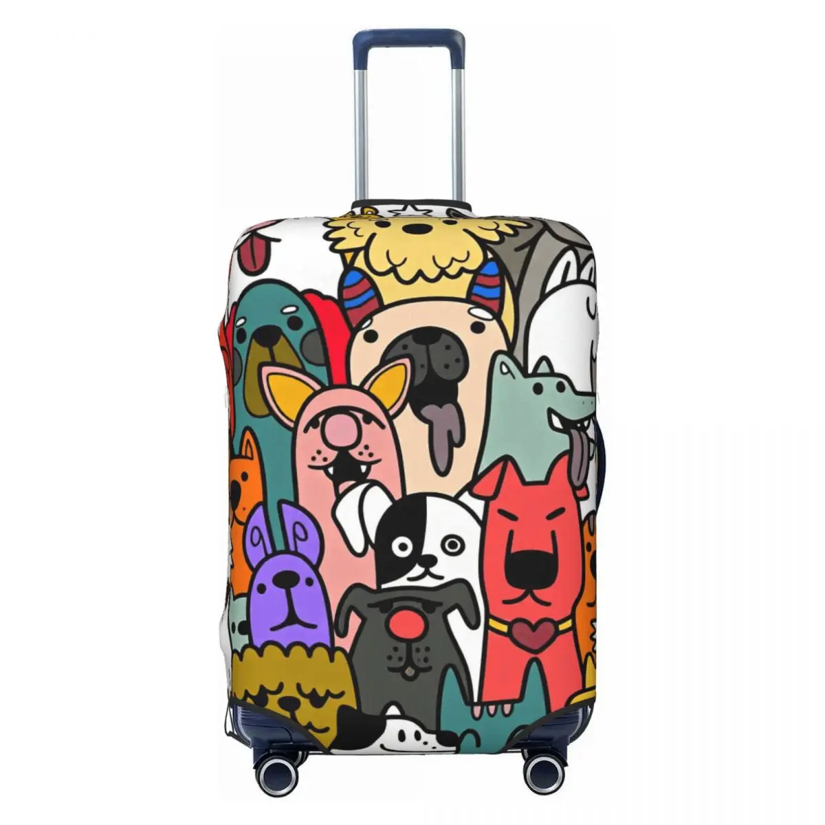 Doodle Multicolor Various Dog Suitcase Cover Travel Protection Vacation Elastic Luggage Accesories
Doodle Multicolor Various Dog Suitcase Cover Travel Protection Vacation Elastic Luggage Accesories