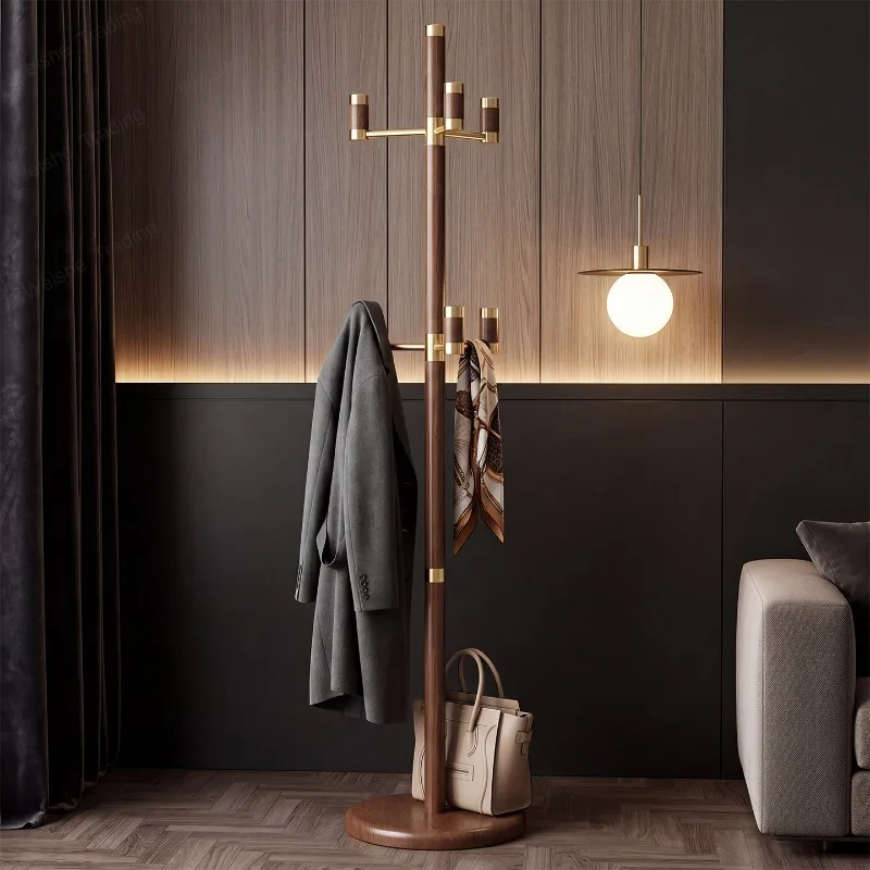 Solid wood coat rack Floor-to-ceiling bedroom Vertical wooden living room Household light luxury hanger Foyer Hotel large
Solid wood coat rack Floor-to-ceiling bedroom Vertical wooden living room Household light luxury hanger Foyer Hotel large