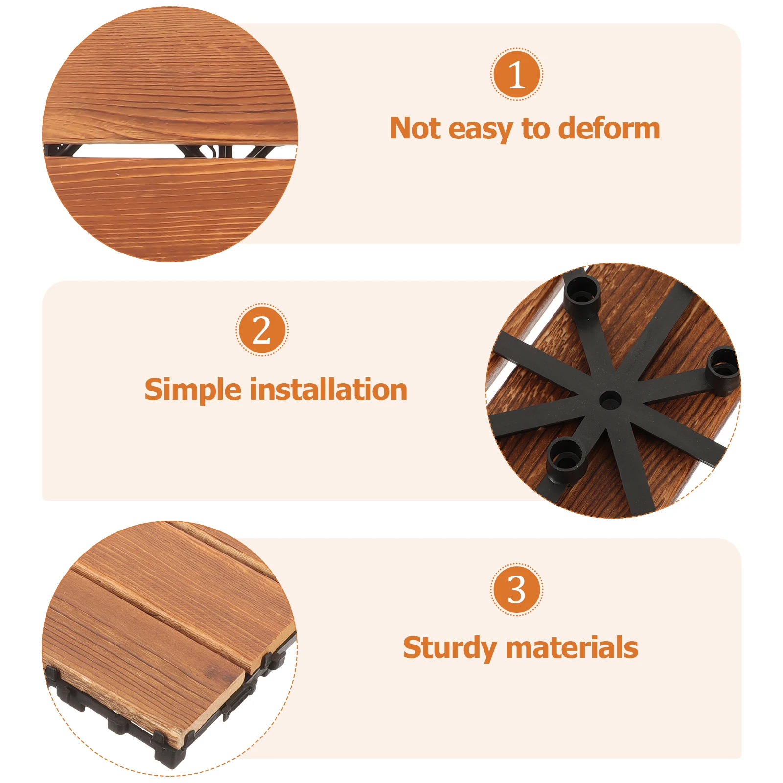 WoodFlooring Interlocking DeckTiles Patio Balcony Garden Waterproof AntiSlip EasyInstallation AllWeather OutdoorDecking
WoodFlooring Interlocking DeckTiles Patio Balcony Garden Waterproof AntiSlip EasyInstallation AllWeather OutdoorDecking