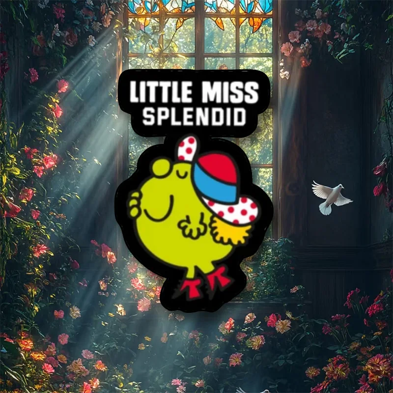 LITTLE MISS SPLENDID Sticker for Laptop Water Bottle Macbooks Car Truck Van SUV Motorcycle Vehicle Paint Window Wall
LITTLE MISS SPLENDID Sticker for Laptop Water Bottle Macbooks Car Truck Van SUV Motorcycle Vehicle Paint Window Wall