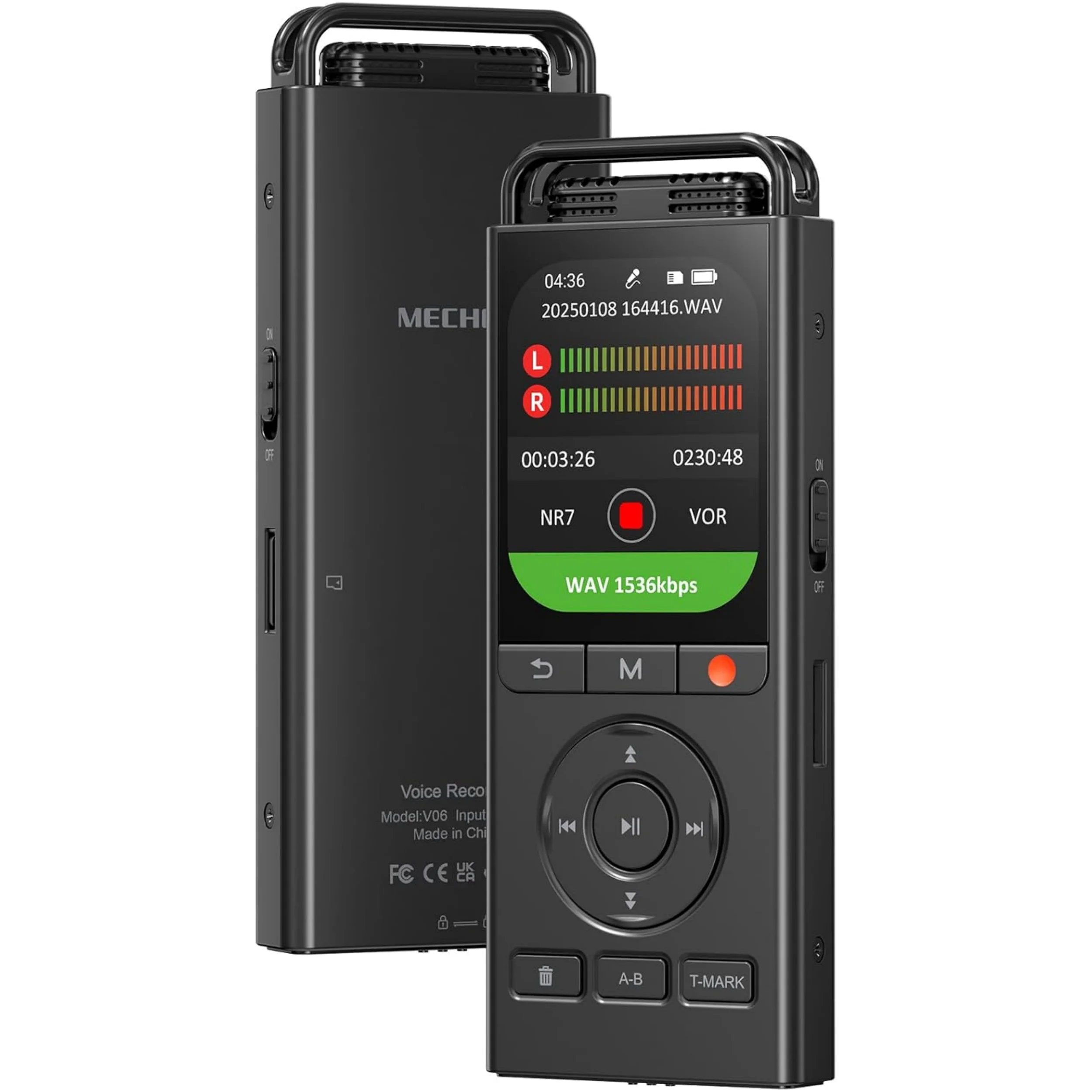 144GB (16GB+128GB) Digital Voice Recorder with Playback: Voice-activated Recorder for Presentations, Conferences and Interviews
144GB (16GB+128GB) Digital Voice Recorder with Playback: Voice-activated Recorder for Presentations, Conferences and Interviews
