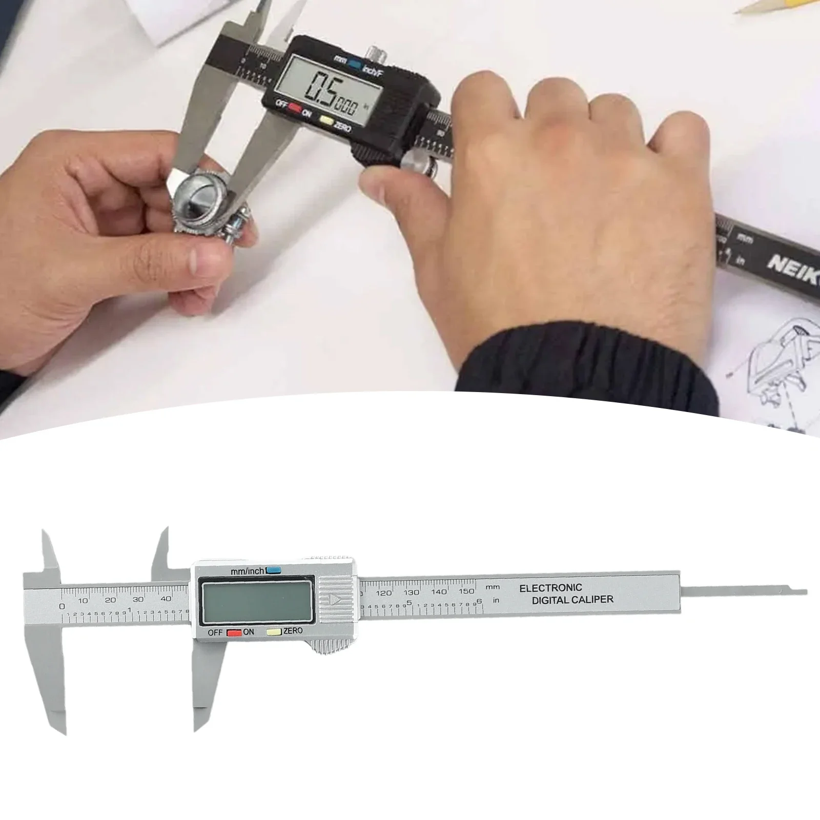 Instrument Parts & Accessories Digital Caliper Vernier Micrometer Electronic Ruler Gauge Meter 150mm 6-inch
Instrument Parts & Accessories Digital Caliper Vernier Micrometer Electronic Ruler Gauge Meter 150mm 6-inch