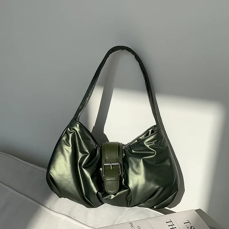 Women Handbags Shoulder Bag Crossbody Fashion Messenger Casual 2025 Korean Pleated Silver Cotton Filled Design French High-end
Women Handbags Shoulder Bag Crossbody Fashion Messenger Casual 2025 Korean Pleated Silver Cotton Filled Design French High-end