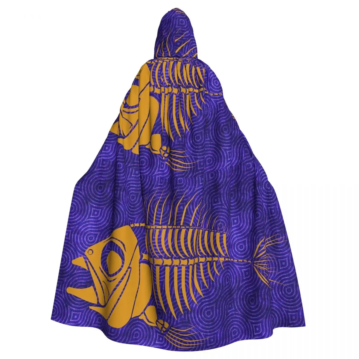 Golden Fish Skeletons Long Hooded Cloak Witch Medieval Costume Cosplay Cape HalloweenParty Adult Unisex
Golden Fish Skeletons Long Hooded Cloak Witch Medieval Costume Cosplay Cape HalloweenParty Adult Unisex