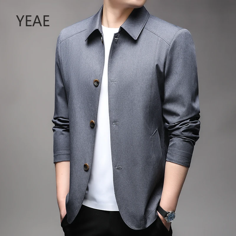 YEAE Spring and Autumn 2025 New Daily Casual Thin Business Lapel Jacket Versatile and Handsome Jackets for Men Windbreaker Tops
YEAE Spring and Autumn 2025 New Daily Casual Thin Business Lapel Jacket Versatile and Handsome Jackets for Men Windbreaker Tops