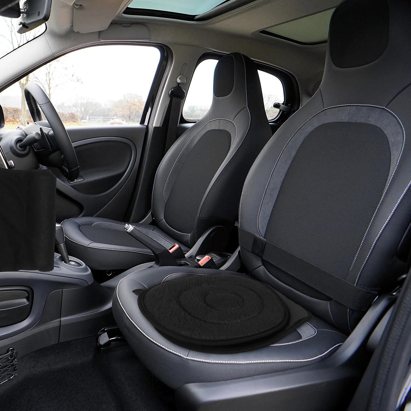 1pc Rotating Seat Cushion Non-Slip Swivel Car Seat Pad Reusable Lightweight Comfortable Chair Cushion For Elderly Car Interior
1pc Rotating Seat Cushion Non-Slip Swivel Car Seat Pad Reusable Lightweight Comfortable Chair Cushion For Elderly Car Interior