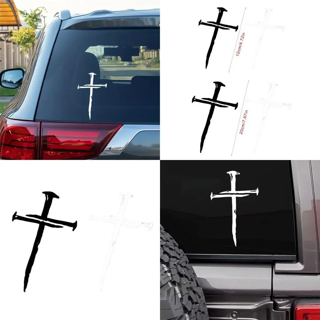 31BC Crossing Of Nails Decal Sticker Christian Religious Symbol Decorative Vehicle Sticker Upgrades for Car Trucks Laptops
31BC Crossing Of Nails Decal Sticker Christian Religious Symbol Decorative Vehicle Sticker Upgrades for Car Trucks Laptops
