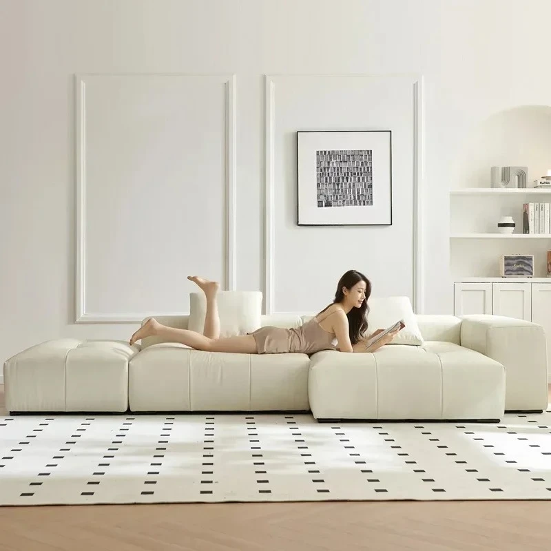 A Sofa Silicone Leather Double-sided Seated Sofa Module Combination Italian Minimalist Sofa D96
A Sofa Silicone Leather Double-sided Seated Sofa Module Combination Italian Minimalist Sofa D96