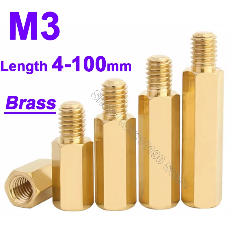 5-50Pcs M3 Hex Brass Male Female Standoff Board Rack Stud Hexagon Thread Pillar PCB Column Motherboard Support Spacer Bolt Screw
5-50Pcs M3 Hex Brass Male Female Standoff Board Rack Stud Hexagon Thread Pillar PCB Column Motherboard Support Spacer Bolt Screw