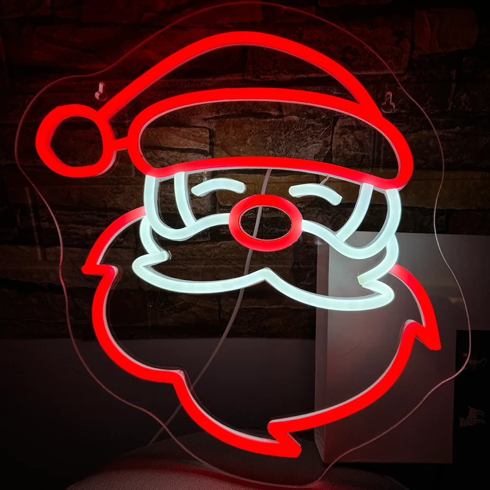 Santa Claus Neon Signs For Wall Decor Art LED Lights Christmas Room Decoration For Party Home Bedroom Bar Club Navidad Lamp Sign
Santa Claus Neon Signs For Wall Decor Art LED Lights Christmas Room Decoration For Party Home Bedroom Bar Club Navidad Lamp Sign