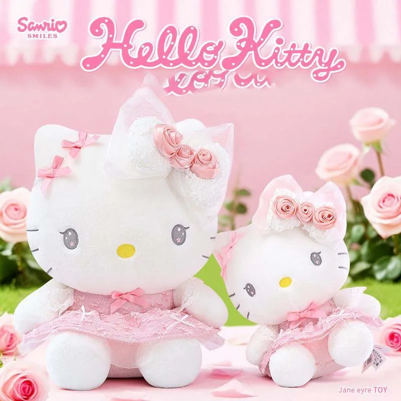 Licensed Sanrio Hello Kitty Plush Doll Pink Lace Dress Rose Bow Fluffy Stuffed Cat Toy Soft Birthday Gift Kawaii Anime Plushie
Licensed Sanrio Hello Kitty Plush Doll Pink Lace Dress Rose Bow Fluffy Stuffed Cat Toy Soft Birthday Gift Kawaii Anime Plushie