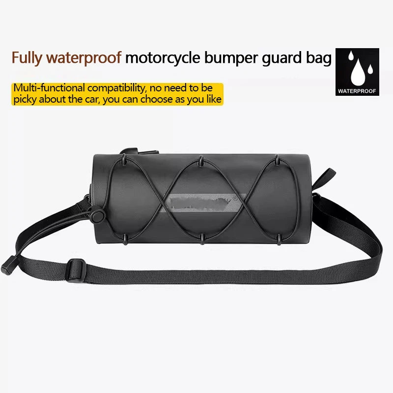 Motorcycle handlebar guard bag, bicycle cylinder waterproof handlebar bag, front bag, handlebar bag, waterproof bag
Motorcycle handlebar guard bag, bicycle cylinder waterproof handlebar bag, front bag, handlebar bag, waterproof bag