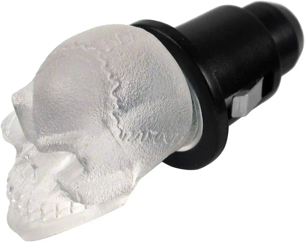 16500 Skull Dash Glow Light, White - 12V Plug-in Car Interior Accessory, Cool Skull Design
16500 Skull Dash Glow Light, White - 12V Plug-in Car Interior Accessory, Cool Skull Design