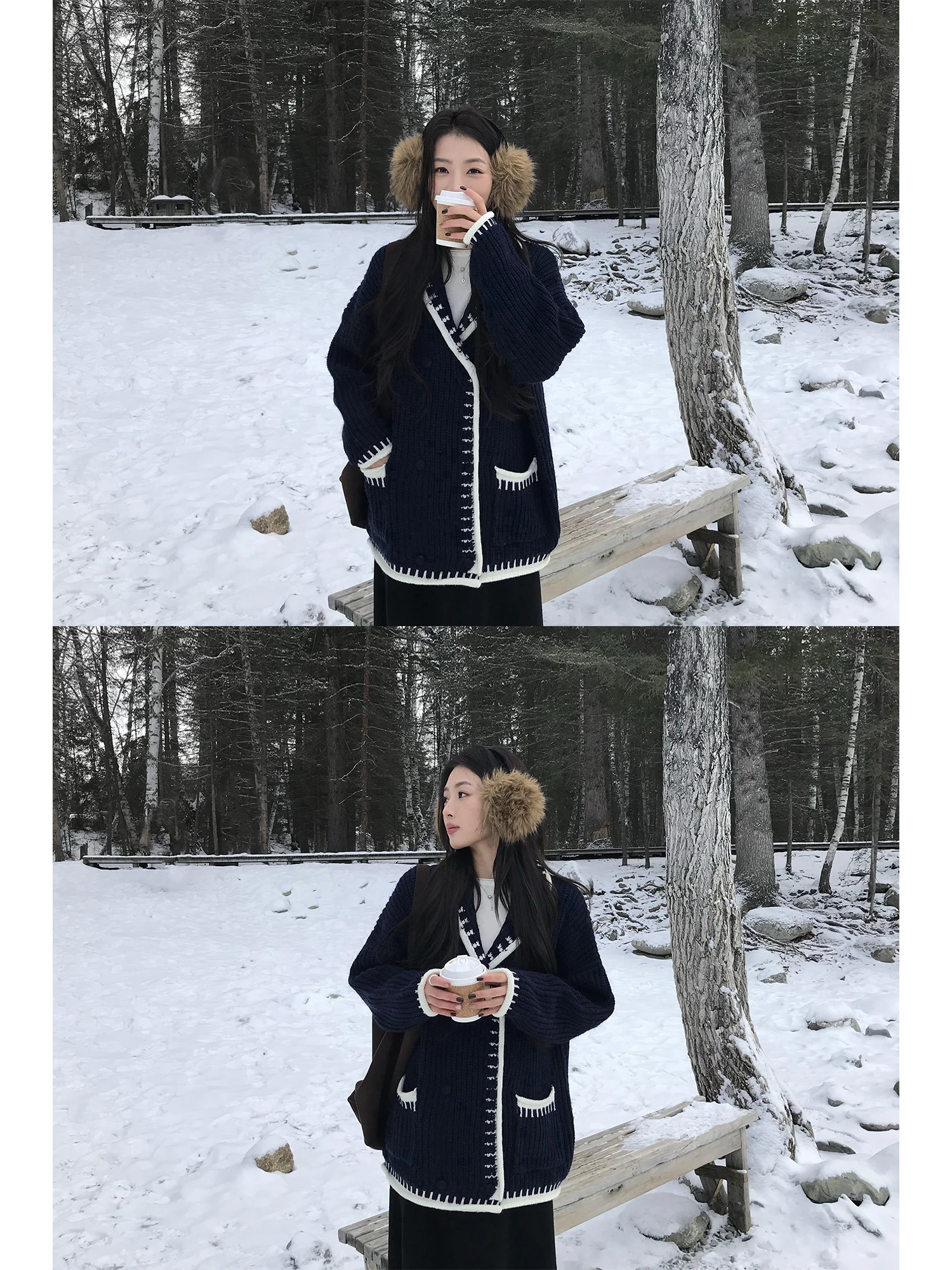 Pusumede Faionable Lazy V-Ne Color Blo Knitwear Jaet Women Loose Design Sense Cuffed Long Sve Mid-Length Cardigan
Pusumede Faionable Lazy V-Ne Color Blo Knitwear Jaet Women Loose Design Sense Cuffed Long Sve Mid-Length Cardigan