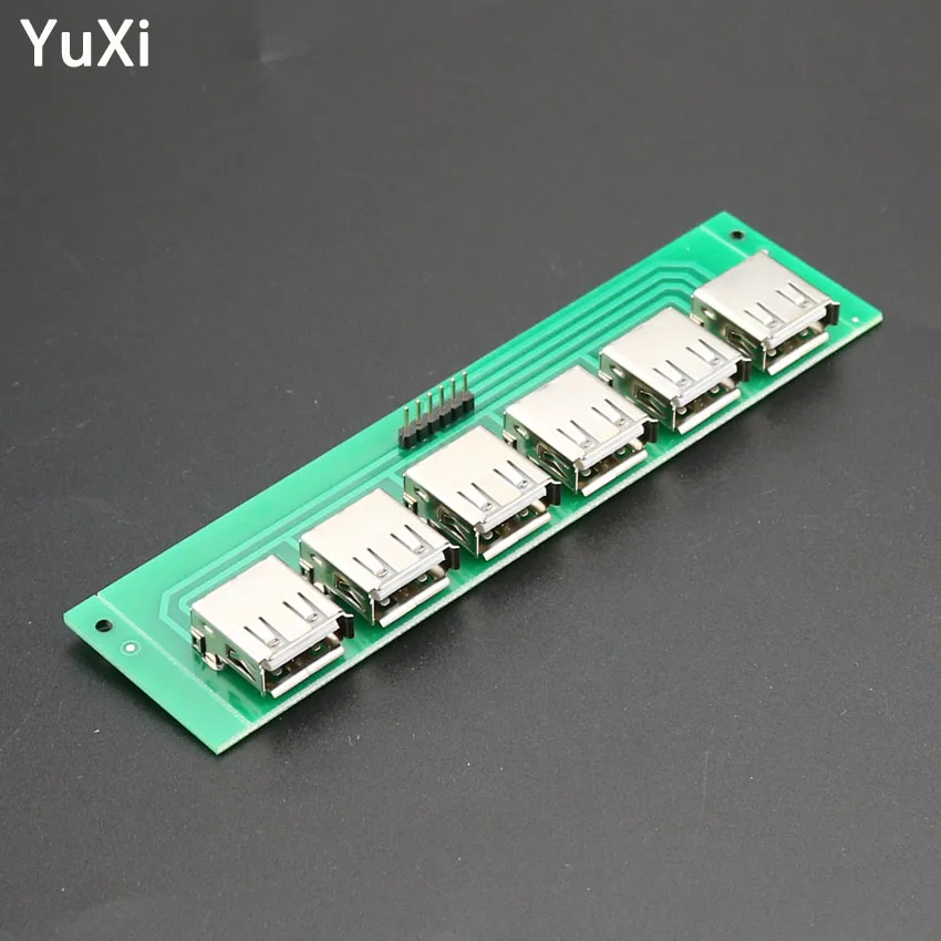 Connector test board USB 2.0 To DIP Adapter 6pin connector 6 USB Female Connector B Type PCB Converter USB switch Board SMT
Connector test board USB 2.0 To DIP Adapter 6pin connector 6 USB Female Connector B Type PCB Converter USB switch Board SMT