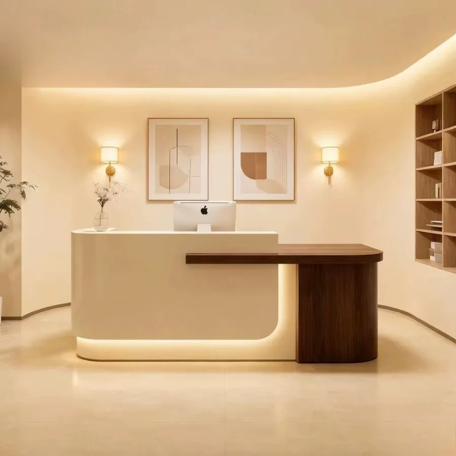 Load-bearing Nordic Reception Desk Sophistication Solid Reception Desk Premium Reinforced Office Furniture Mesa De Recepção LJ40
Load-bearing Nordic Reception Desk Sophistication Solid Reception Desk Premium Reinforced Office Furniture Mesa De Recepção LJ40