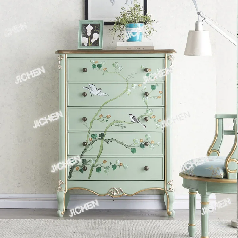 JC Light luxury chest of drawers, solid wood living room storage cabinets, painted bedrooms, master bedrooms, retro storage cabi
JC Light luxury chest of drawers, solid wood living room storage cabinets, painted bedrooms, master bedrooms, retro storage cabi