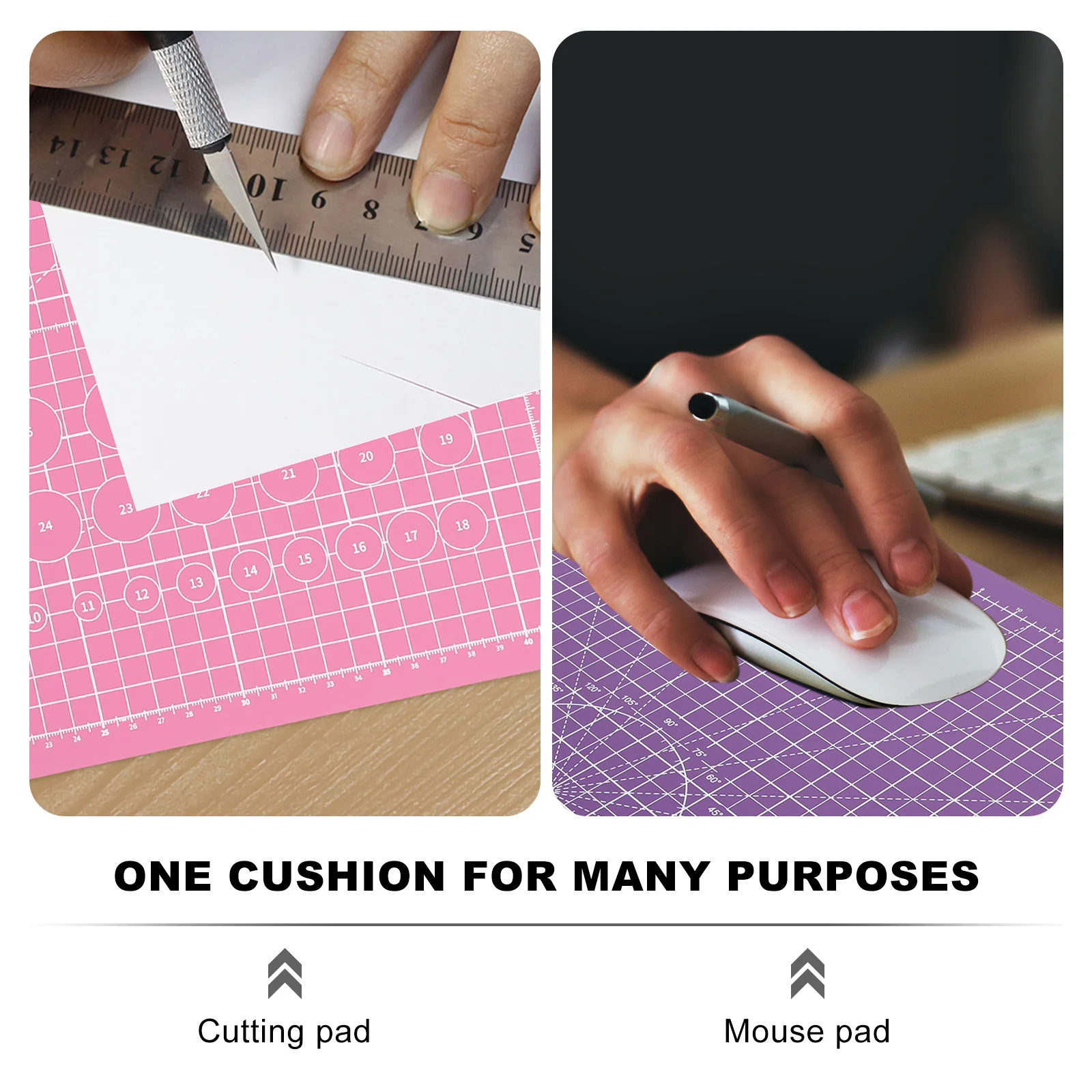 A3 Size Cutting Mat Self-Healing PVC Paper Cutting Pad Durable for Handicraft Projects Protects Table from Art and Craft Tools
A3 Size Cutting Mat Self-Healing PVC Paper Cutting Pad Durable for Handicraft Projects Protects Table from Art and Craft Tools