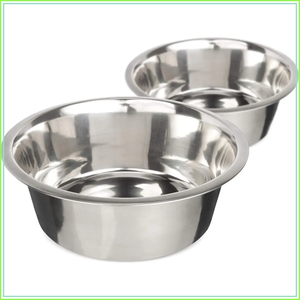 Stainless Steel Dog Bowls Set of 2, 56 oz. Replacement Bowls for Neater Feeder, Dishwasher Safe Metal Dog Food & Water Bowl
Stainless Steel Dog Bowls Set of 2, 56 oz. Replacement Bowls for Neater Feeder, Dishwasher Safe Metal Dog Food & Water Bowl