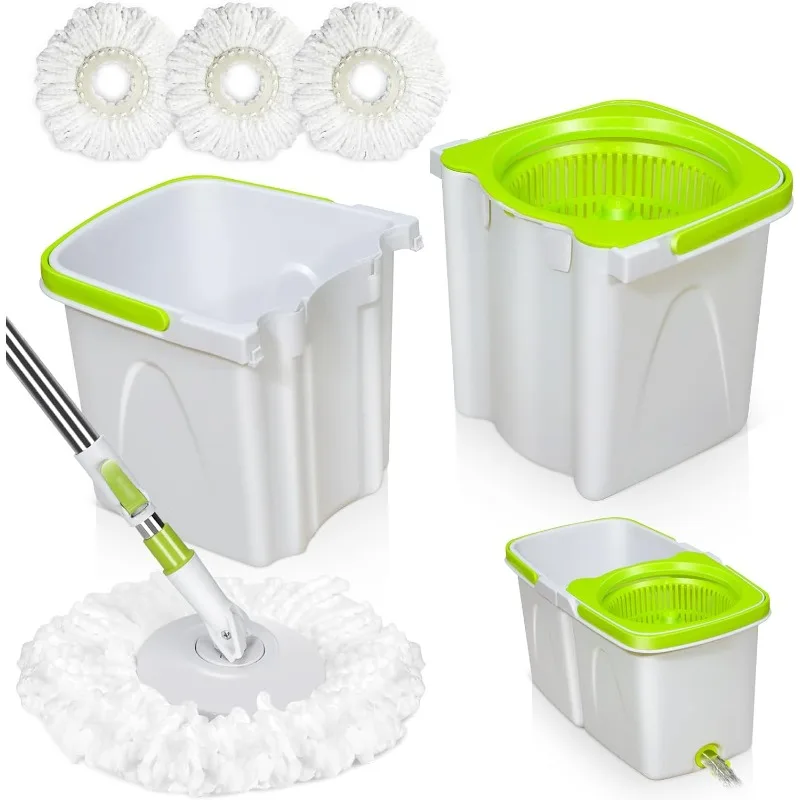 Small Spin Mop,Mop and Bucket Set,Microfiber Spin Mop with Bucket Detachable |Easy to Store
Small Spin Mop,Mop and Bucket Set,Microfiber Spin Mop with Bucket Detachable |Easy to Store