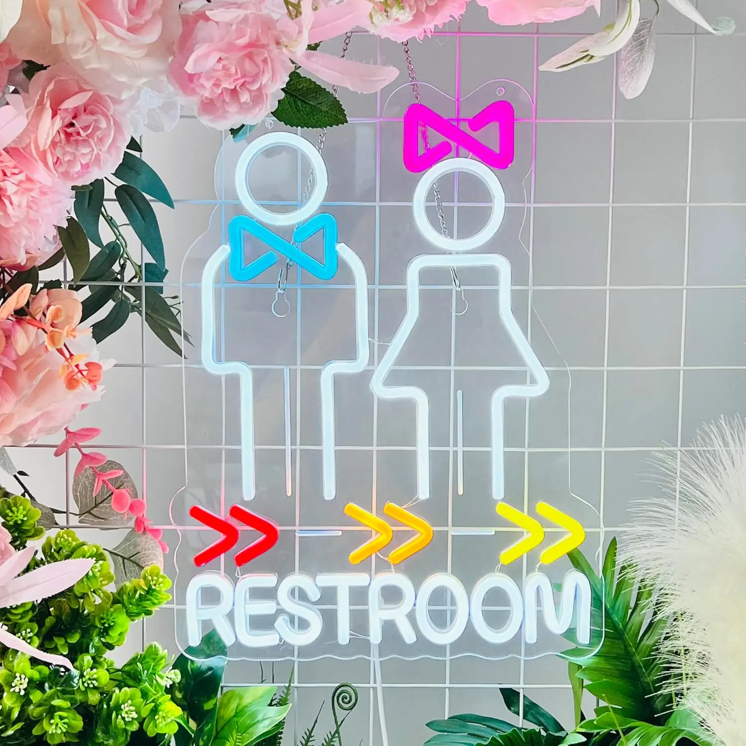 Neon Wall Sign Dimmable Restroom Neon Lights for Bar Pub Hotel Caffee Shop Office Restaurant Store Decor Aesthetics Draw Gifts
Neon Wall Sign Dimmable Restroom Neon Lights for Bar Pub Hotel Caffee Shop Office Restaurant Store Decor Aesthetics Draw Gifts