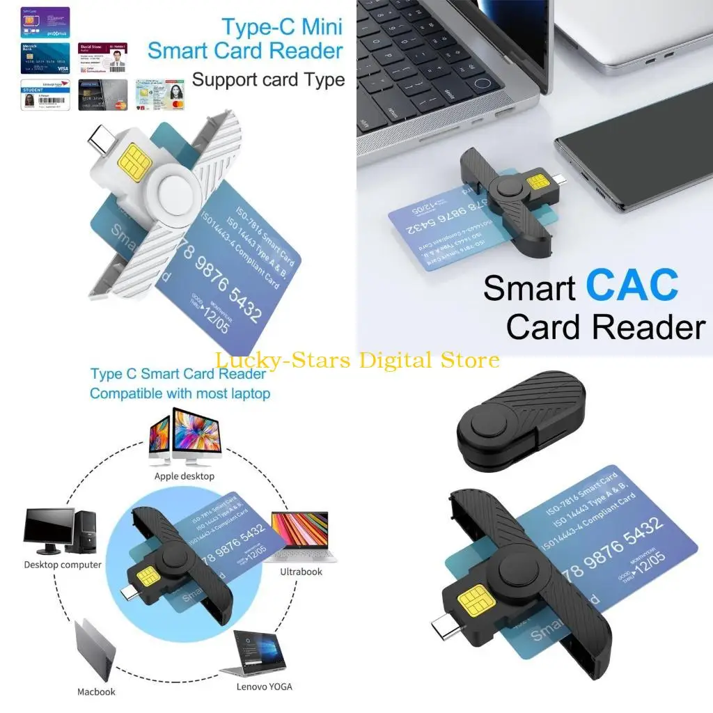 T3EE Type-C Common Access Tax Card Credit-Card Reader CAC/National/Citizen-ID/Chip For Computer Laptop
T3EE Type-C Common Access Tax Card Credit-Card Reader CAC/National/Citizen-ID/Chip For Computer Laptop