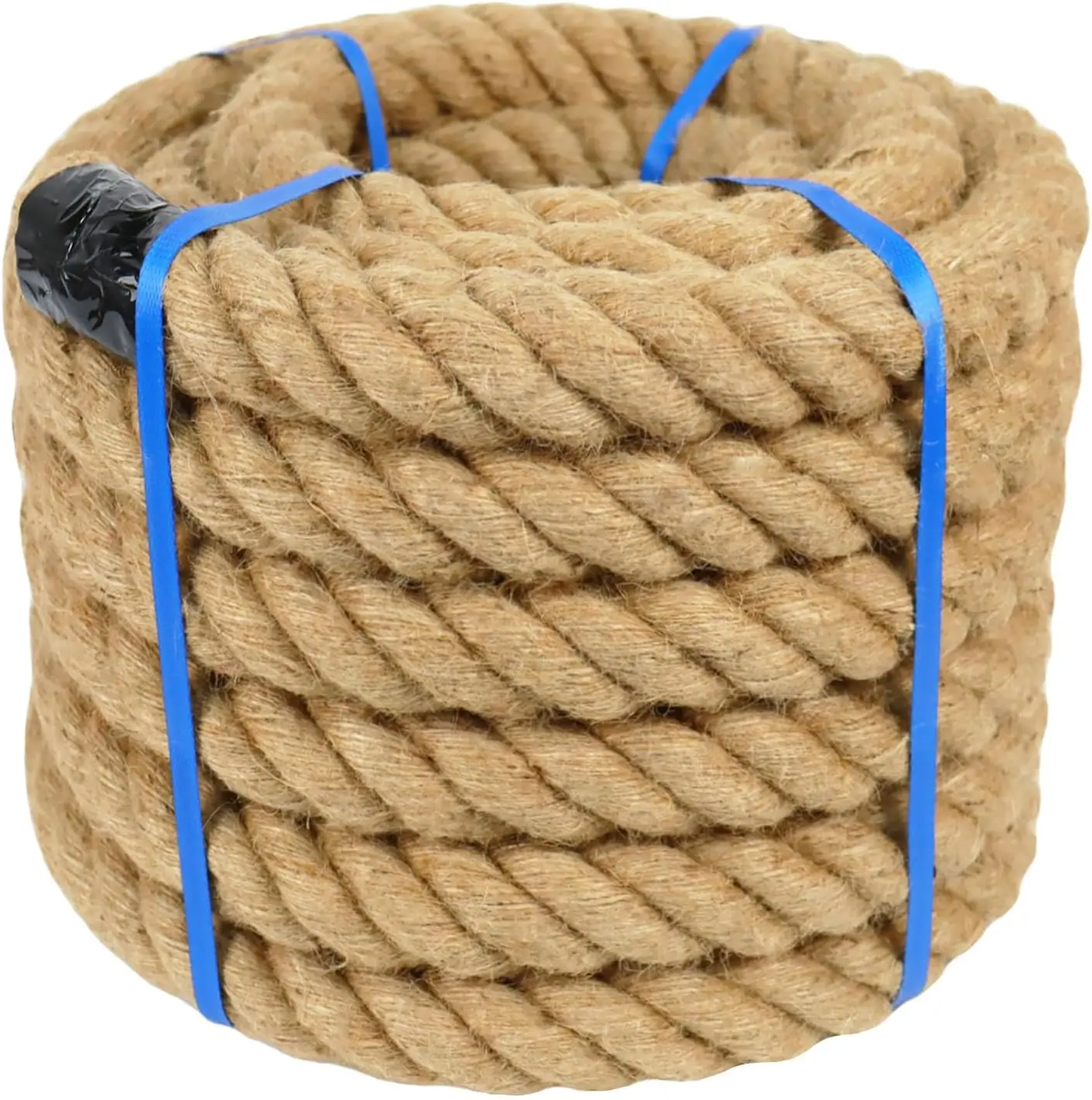 2" Natural Jute Rope 50ft Thick Hemp Rope 4 Strands Twisted for Docks Nautical Decor
2" Natural Jute Rope 50ft Thick Hemp Rope 4 Strands Twisted for Docks Nautical Decor