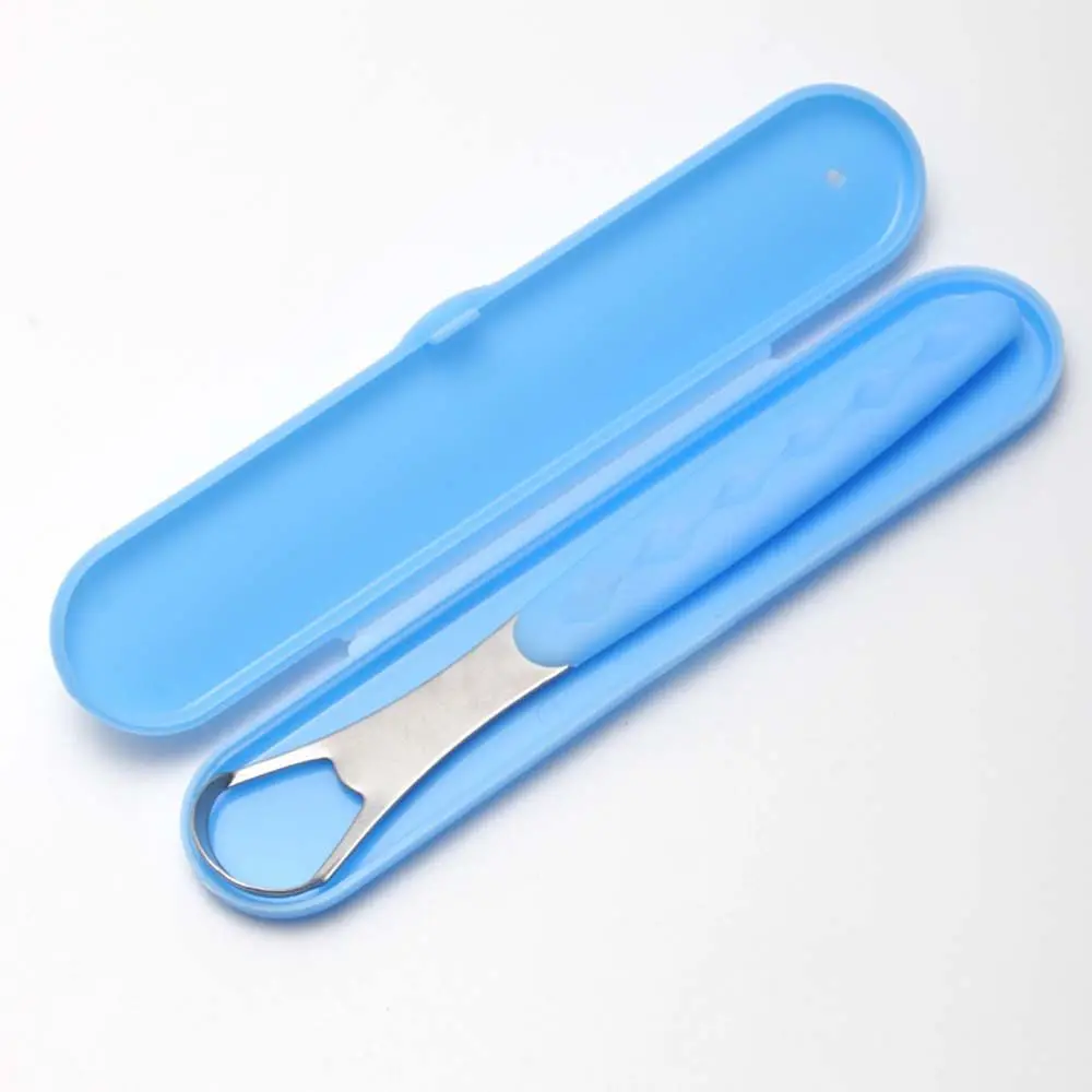 Durable With Travel Case Hygiene Health Stainless Steel Oral Care Tools Tongue Scraper Dental Care Tongue Brush Tongue Cleaner
Durable With Travel Case Hygiene Health Stainless Steel Oral Care Tools Tongue Scraper Dental Care Tongue Brush Tongue Cleaner