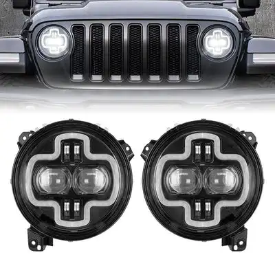 Hot sale 9 inch led headlights round high low beam angel eye car driving headlight For 2018+Jeep wrangler JL JT
Hot sale 9 inch led headlights round high low beam angel eye car driving headlight For 2018+Jeep wrangler JL JT