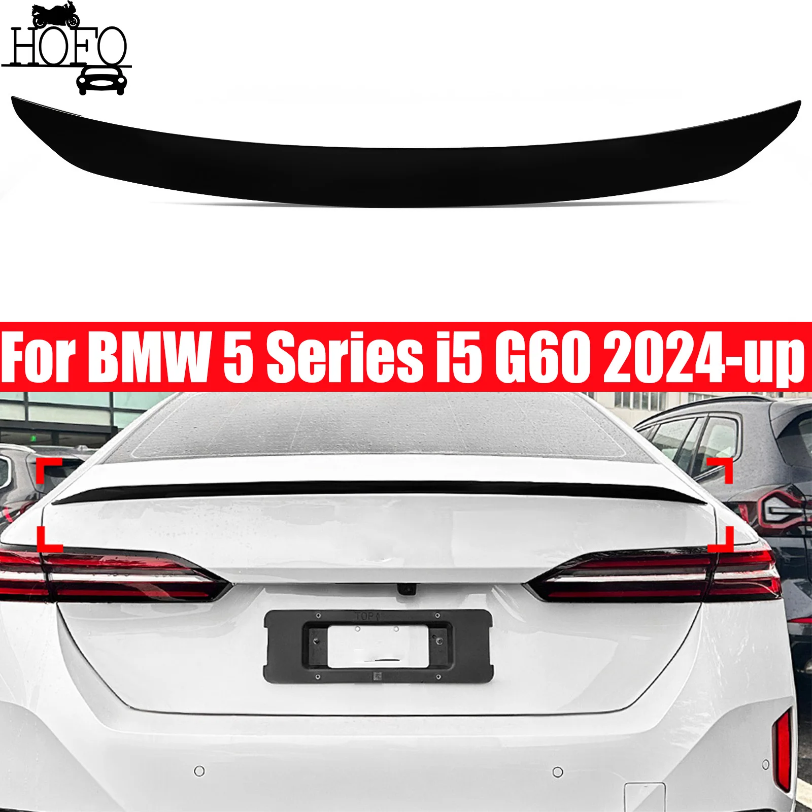 Car Rear Trunk Roof Spoiler Splitter Rear Spoiler Cap Rear Boot Lip Lid Car Accessories Tuning For BMW 5 Series i5 G60 2024-up
Car Rear Trunk Roof Spoiler Splitter Rear Spoiler Cap Rear Boot Lip Lid Car Accessories Tuning For BMW 5 Series i5 G60 2024-up
