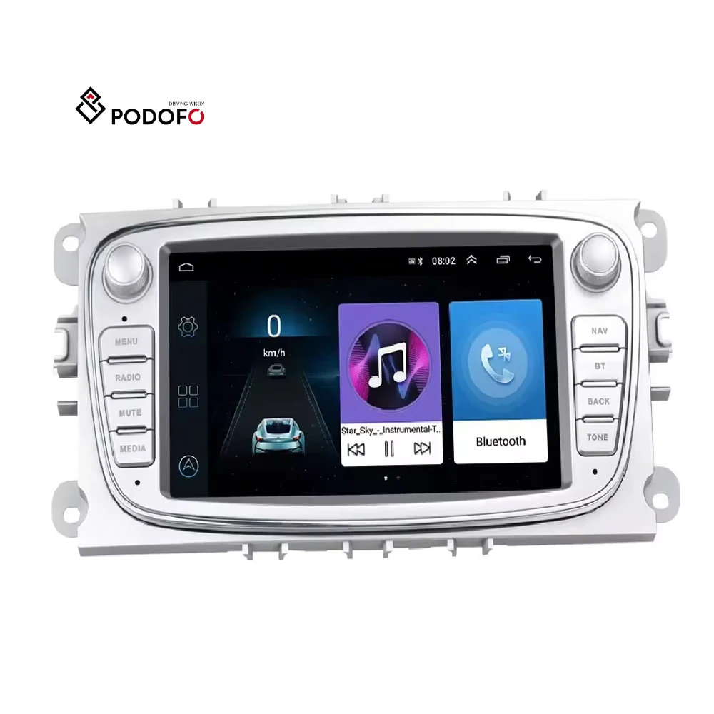 Podofo Android Double Din Android Car Radio Autoradio 7" 1+32GB Stereo GPS WiFi BT FM RDS for Ford/Focus/Mondeo
Podofo Android Double Din Android Car Radio Autoradio 7" 1+32GB Stereo GPS WiFi BT FM RDS for Ford/Focus/Mondeo
