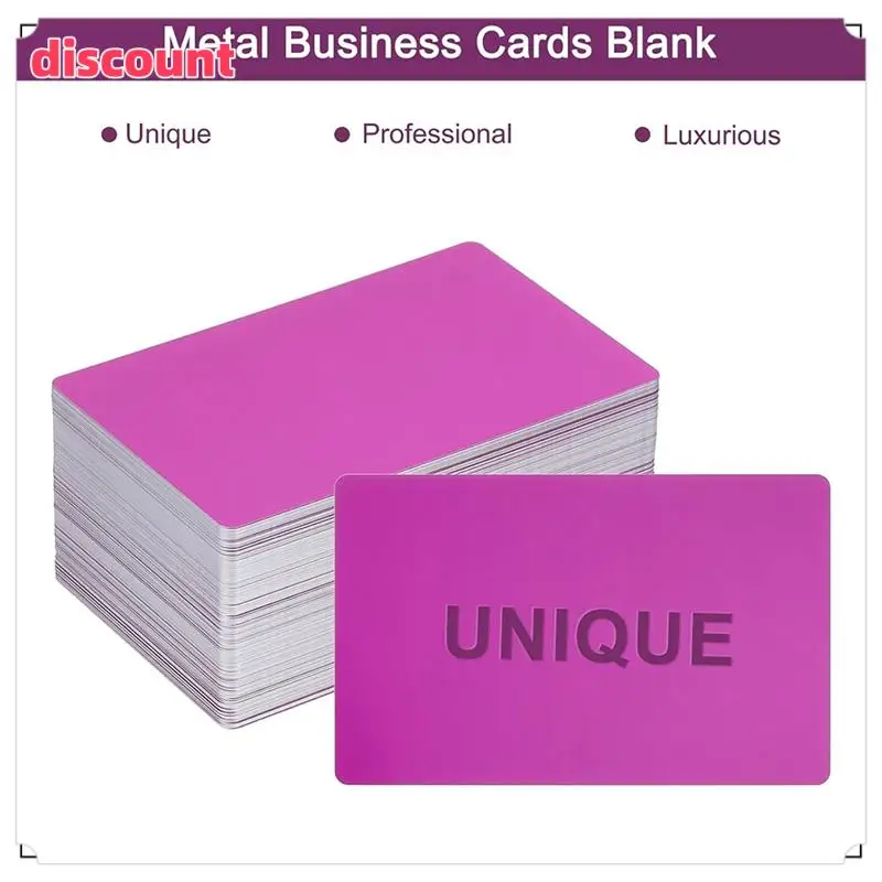 Excellenttqualityy-200Pcs Metal Business Card Blanks,1/64 INCH Thick 3.4X2 Inch Aluminum Laser-Engraving Materials Unique Cards
Excellenttqualityy-200Pcs Metal Business Card Blanks,1/64 INCH Thick 3.4X2 Inch Aluminum Laser-Engraving Materials Unique Cards