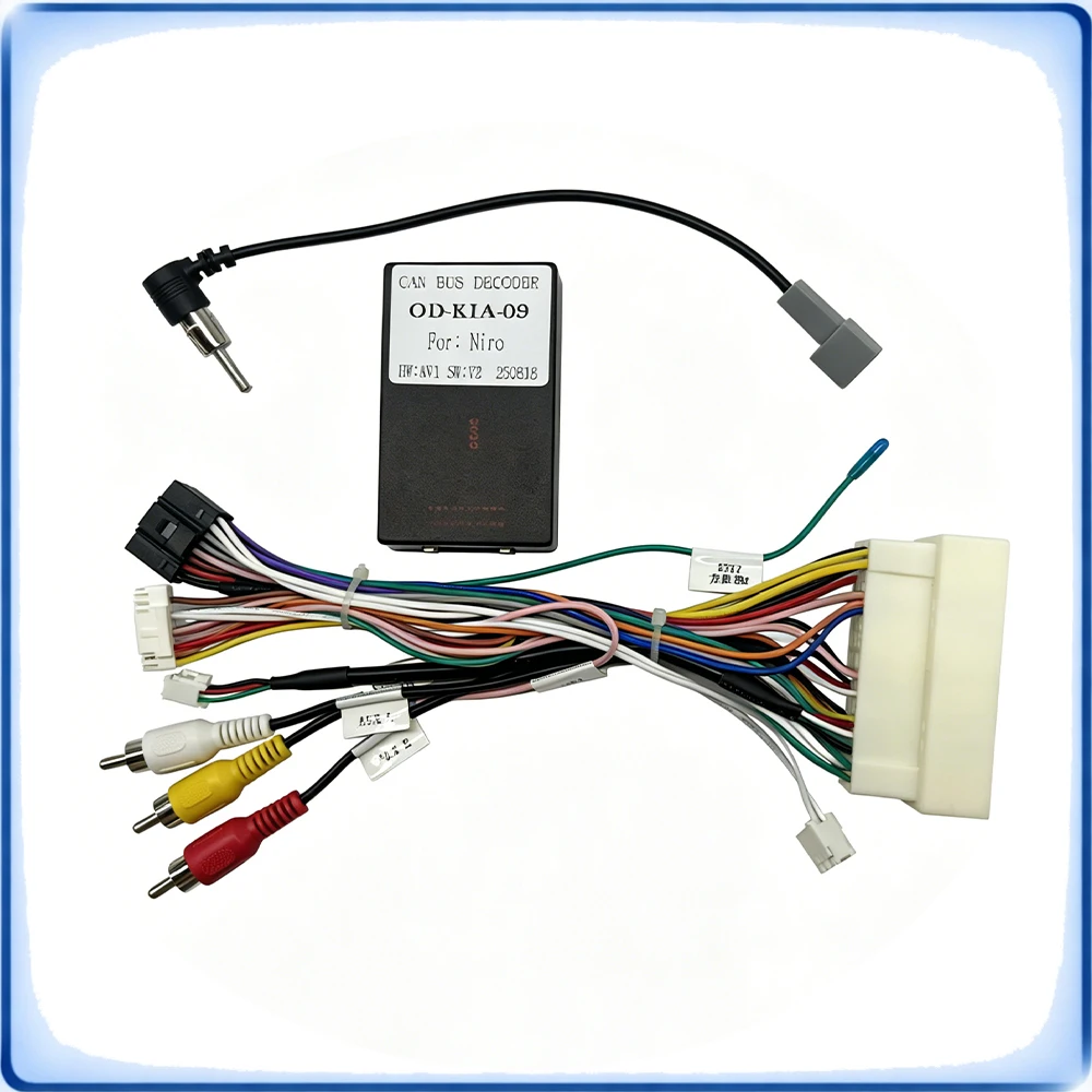 Car Radio Wiring Harness with CANBUS Decoder for Kia Niro 2017 High Model Plug and Play Adapter
Car Radio Wiring Harness with CANBUS Decoder for Kia Niro 2017 High Model Plug and Play Adapter