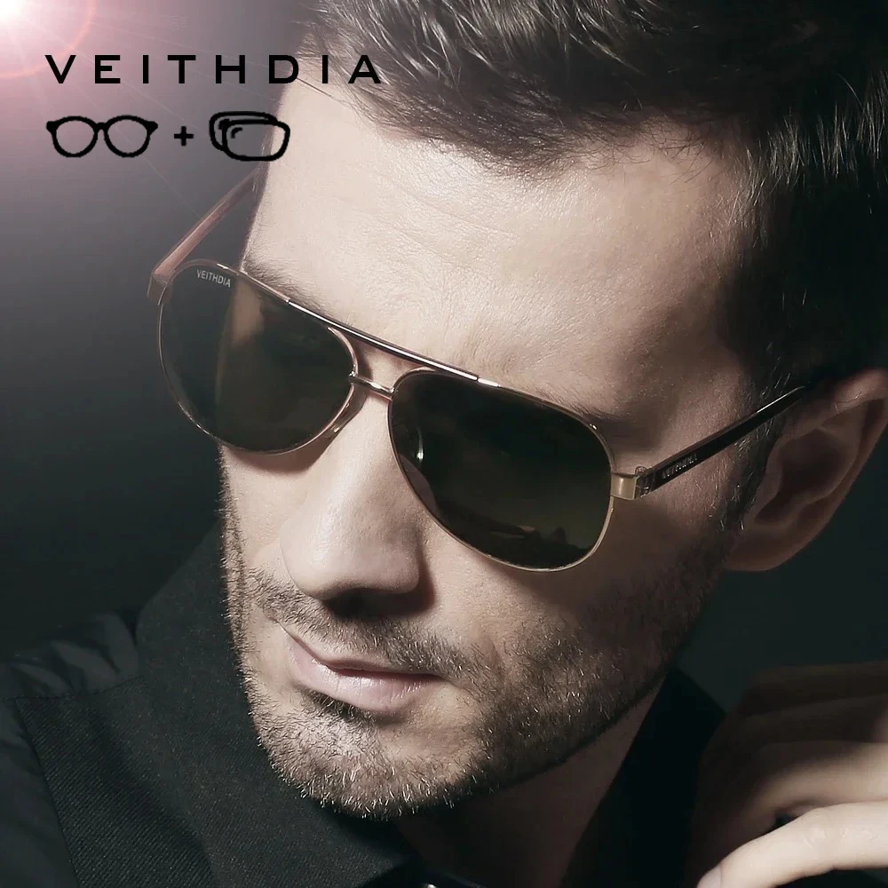 VEITHDIA Новое поступление, солнцезащитные очки по рецепту на заказ, мужские поляризационные антибликовые линзы UV400, очки для близорукости для мужчин и женщин P31520
VEITHDIA Новое поступление, солнцезащитные очки по рецепту на заказ, мужские поляризационные антибликовые линзы UV400, очки для близорукости для мужчин и женщин P31520