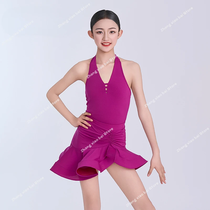 Training Latin Dance Practice Dress Girls Cha Cha Rumba Samba Tango Latin Dance Clothes Kids Ballroom Dance Competition Dresses
Training Latin Dance Practice Dress Girls Cha Cha Rumba Samba Tango Latin Dance Clothes Kids Ballroom Dance Competition Dresses