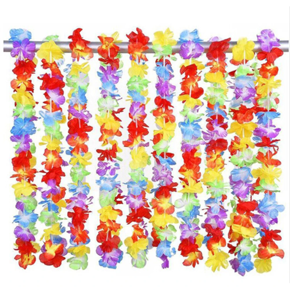 5pcs Colorful Hawaiian Leis Necklace Flower Garland Tropical Luau Party Favors Beach Costume Accessory
5pcs Colorful Hawaiian Leis Necklace Flower Garland Tropical Luau Party Favors Beach Costume Accessory
