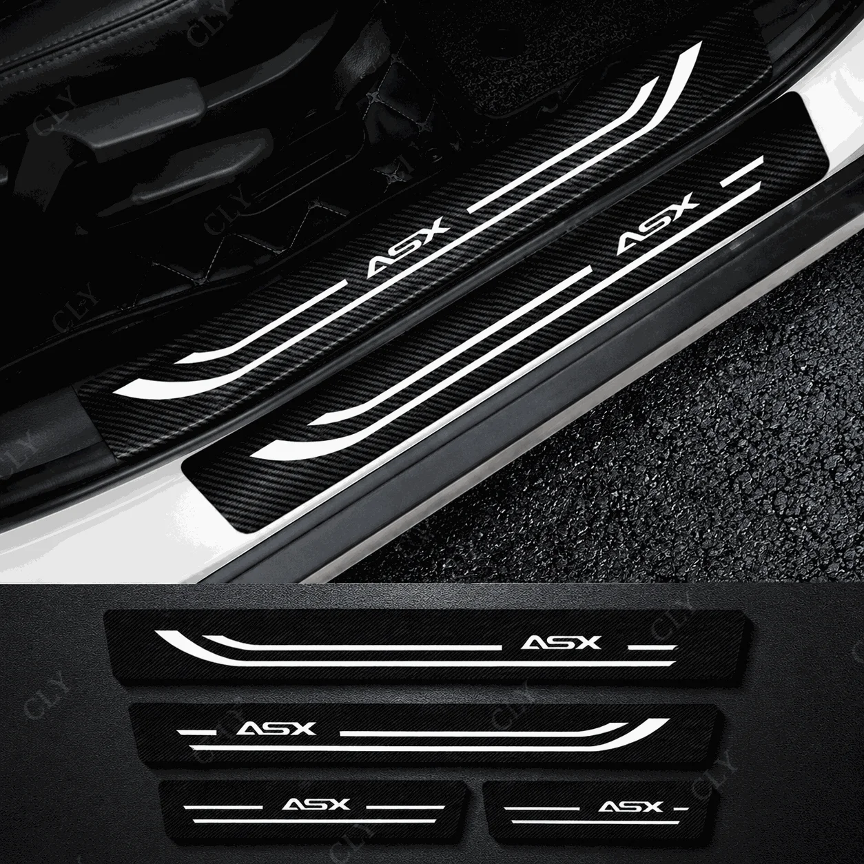 4pcs New Car Door Sill For Mitsubishi ASX Protector Stickers Pedal Protect Fiber Decor Decal Tuning Accessoriesd
4pcs New Car Door Sill For Mitsubishi ASX Protector Stickers Pedal Protect Fiber Decor Decal Tuning Accessoriesd