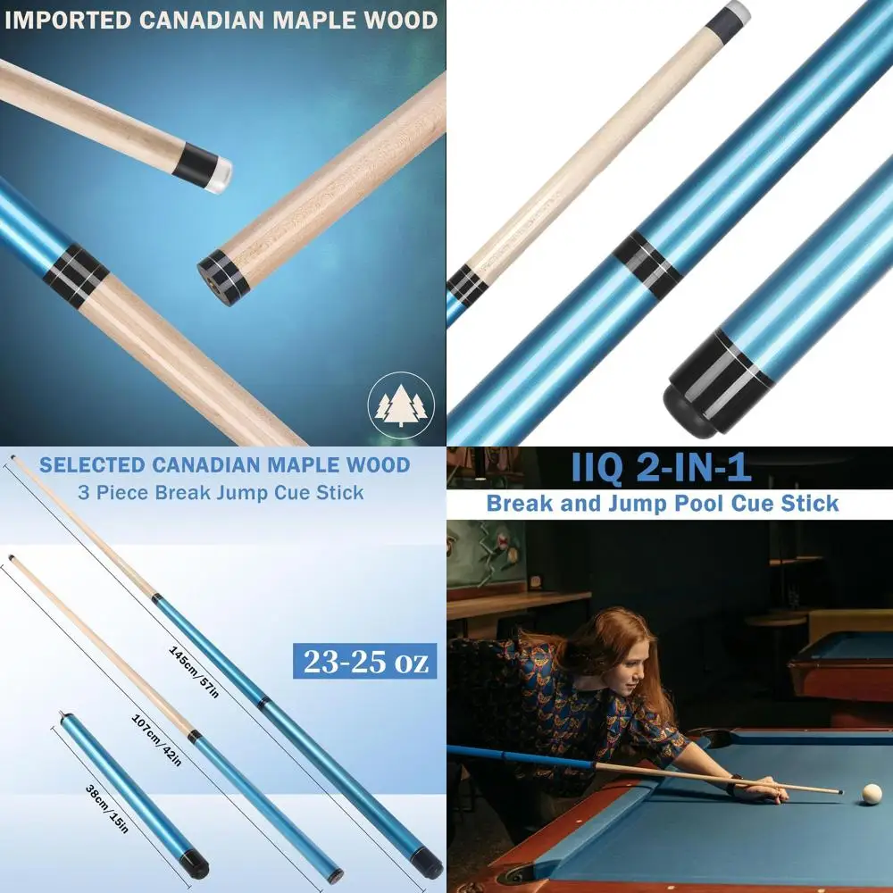 Кий для пула 2-в-1 Heavy Hitter 23-25 унций (до 28 унций) с разборным шафтом из канадского клена (3 части)
Кий для пула 2-в-1 Heavy Hitter 23-25 унций (до 28 унций) с разборным шафтом из канадского клена (3 части)