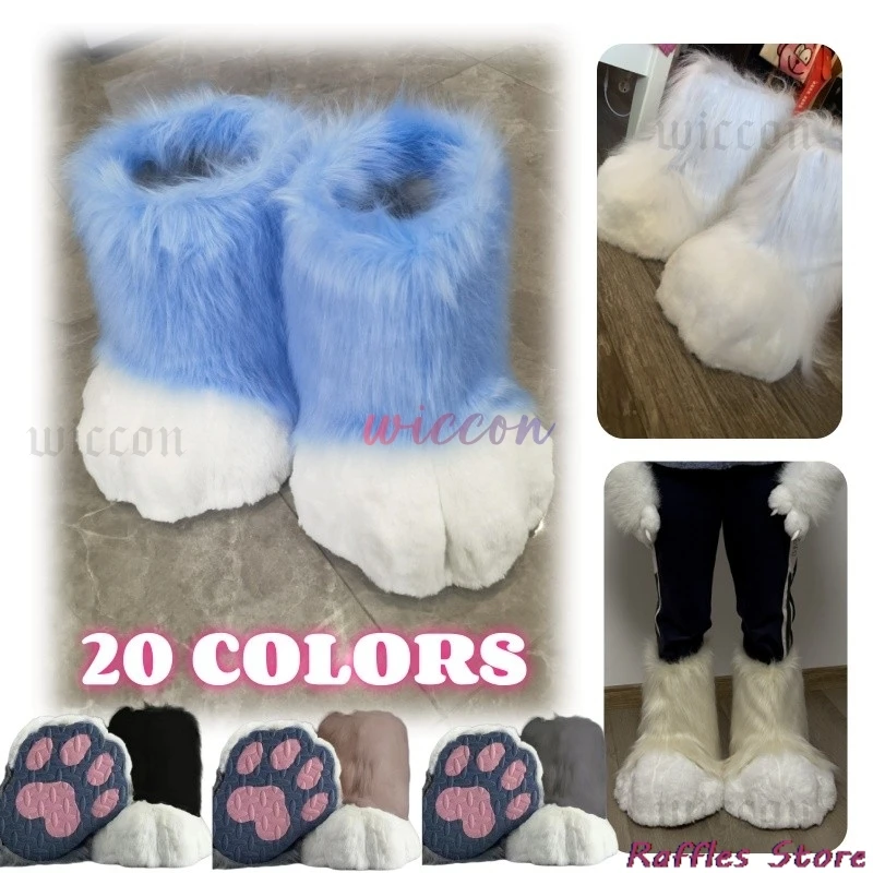Fursuit Cosplay Paws Shoes Furry Cosplay Accessories Bunny Cat Boots Cute Fluffy Manga Animal Party Cos Wearable Unisex Costume
Fursuit Cosplay Paws Shoes Furry Cosplay Accessories Bunny Cat Boots Cute Fluffy Manga Animal Party Cos Wearable Unisex Costume