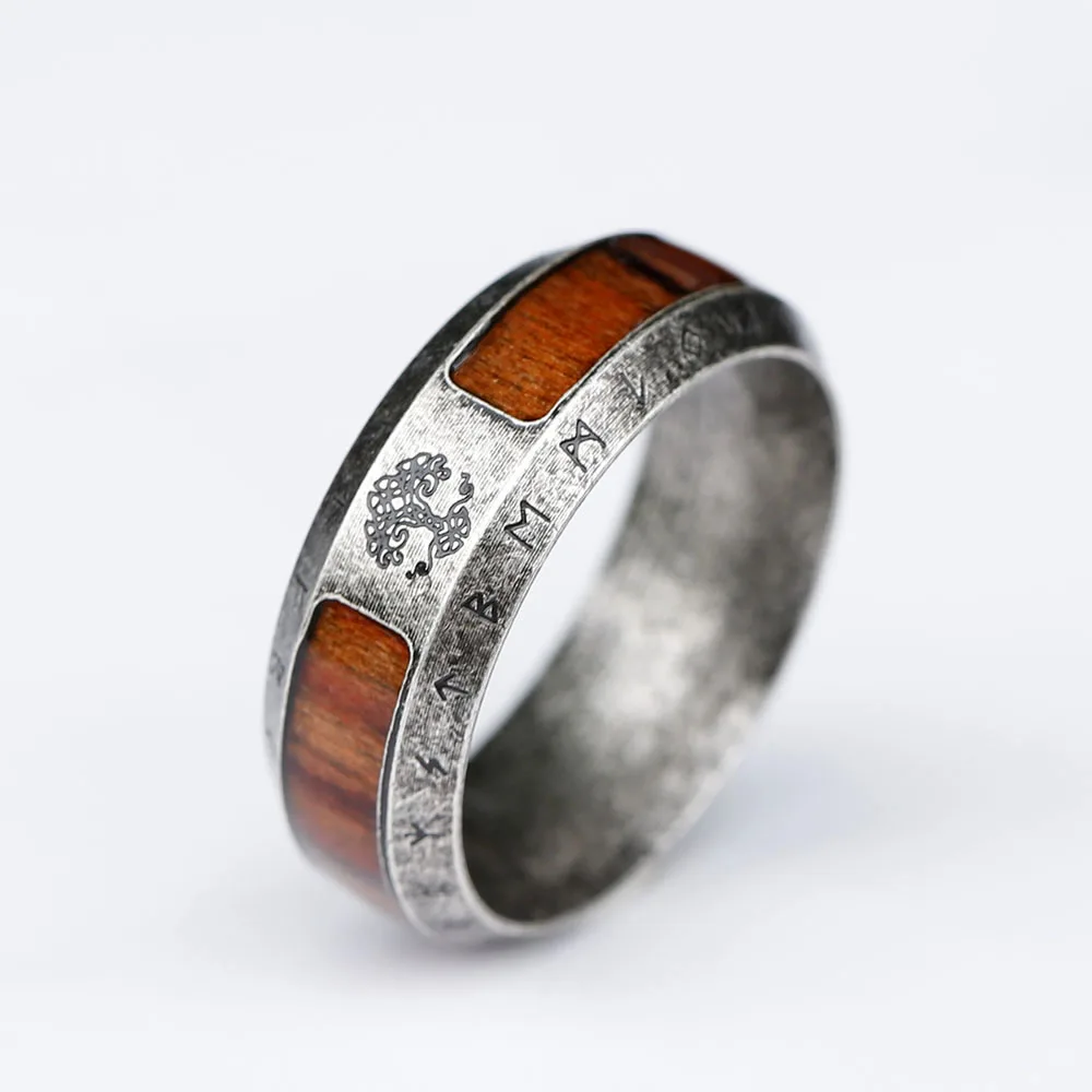 2023 New Arrival 316L Stainless Steel Viking with wood letters Ring Retro Vintage Tree Of life Pattern Jewelry For Men Gift
2023 New Arrival 316L Stainless Steel Viking with wood letters Ring Retro Vintage Tree Of life Pattern Jewelry For Men Gift